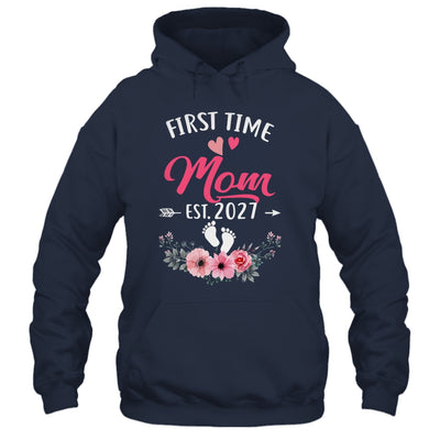 First Time Mom Promoted To Mom Est 2027 Mothers Day Shirt & Tank Top | siriusteestore
