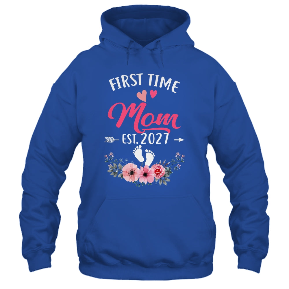 First Time Mom Promoted To Mom Est 2027 Mothers Day Shirt & Tank Top | siriusteestore