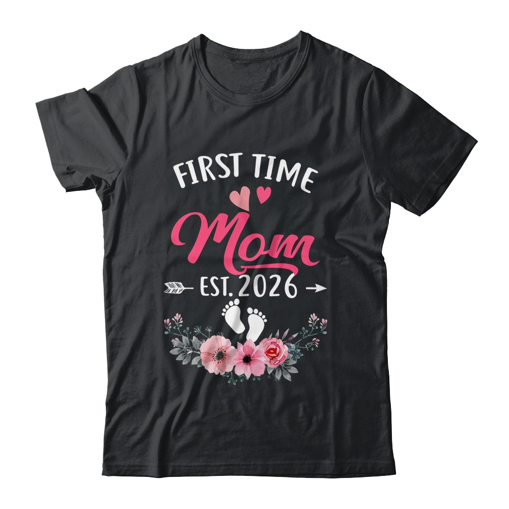 First Time Mom Promoted To Mom Est 2027 Mothers Day Shirt & Tank Top | siriusteestore