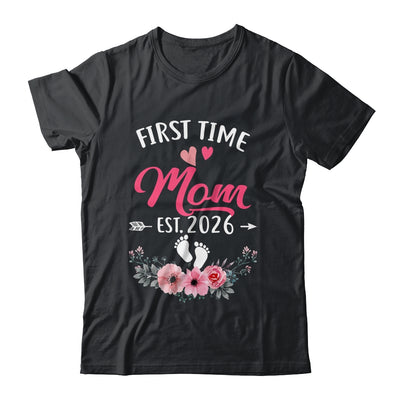 First Time Mom Promoted To Mom Est 2027 Mothers Day Shirt & Tank Top | siriusteestore