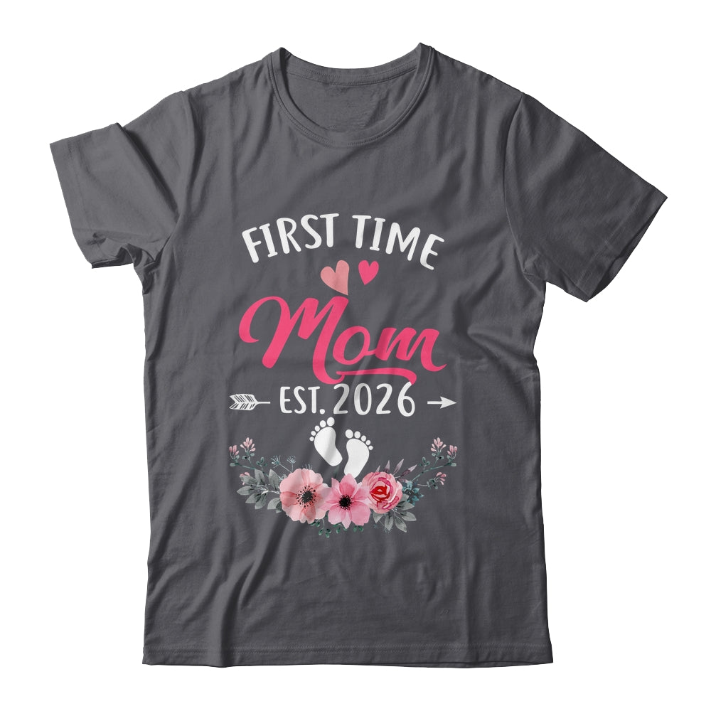 First Time Mom Promoted To Mom Est 2027 Mothers Day Shirt & Tank Top | siriusteestore