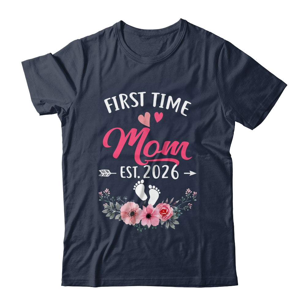 First Time Mom Promoted To Mom Est 2027 Mothers Day Shirt & Tank Top | siriusteestore