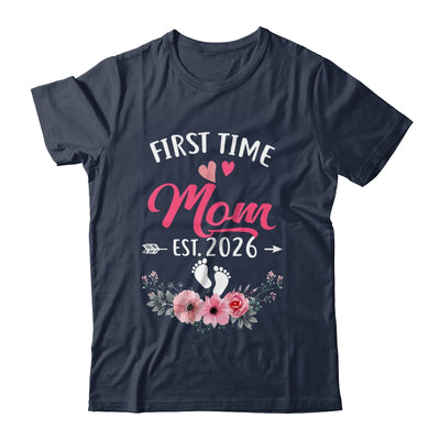 First Time Mom Promoted To Mom Est 2027 Mothers Day Shirt & Tank Top | siriusteestore