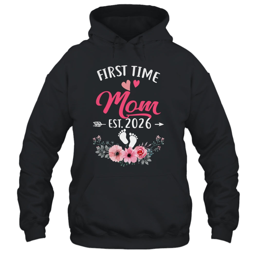 First Time Mom Promoted To Mom Est 2027 Mothers Day Shirt & Tank Top | siriusteestore