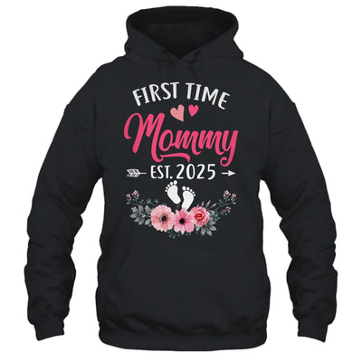 First Time Mommy Promoted To Mommy Est 2025 Mothers Day Shirt & Hoodie | siriusteestore
