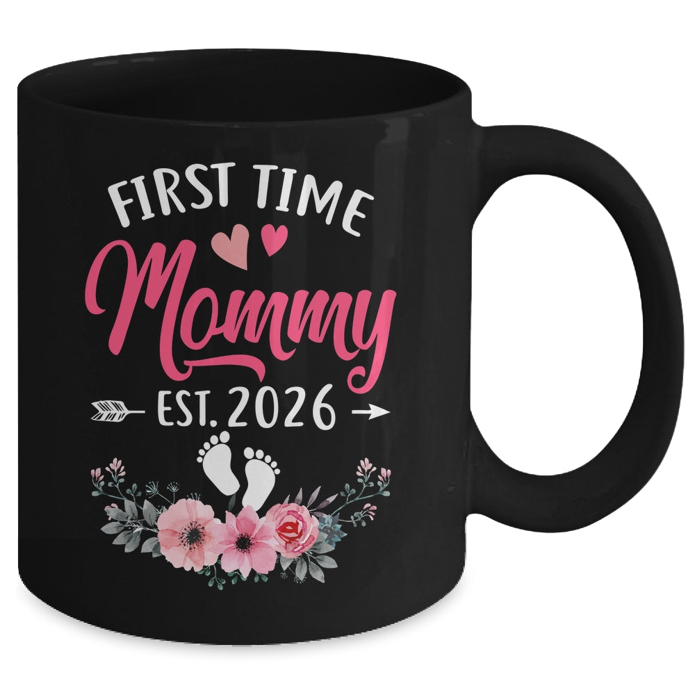 First Time Mommy Promoted To Mommy Est 2027 Mothers Day Mug | siriusteestore