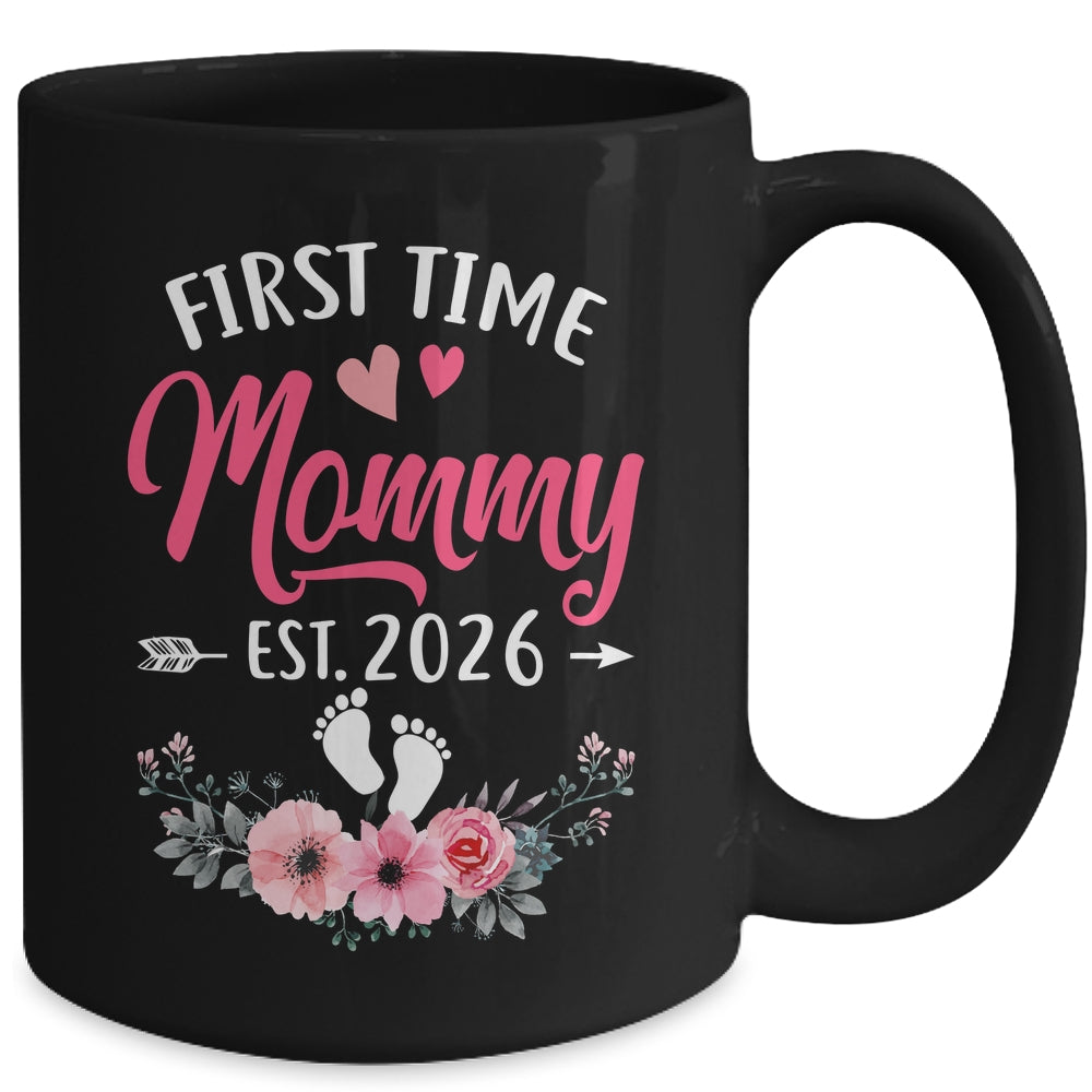 First Time Mommy Promoted To Mommy Est 2027 Mothers Day Mug | siriusteestore