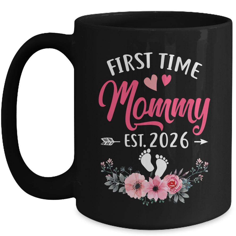 First Time Mommy Promoted To Mommy Est 2027 Mothers Day Mug | siriusteestore