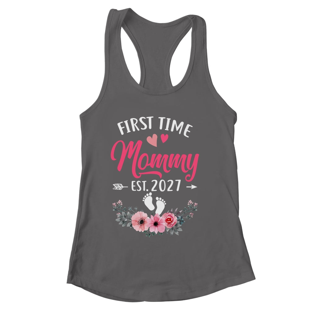 First Time Mommy Promoted To Mommy Est 2027 Mothers Day Shirt & Tank Top | siriusteestore