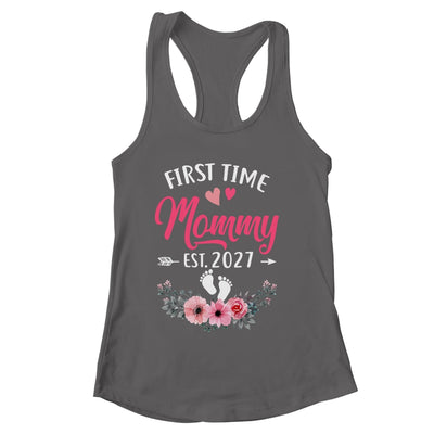 First Time Mommy Promoted To Mommy Est 2027 Mothers Day Shirt & Tank Top | siriusteestore