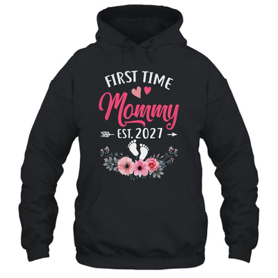 First Time Mommy Promoted To Mommy Est 2027 Mothers Day Shirt & Tank Top | siriusteestore