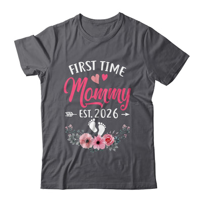 First Time Mommy Promoted To Mommy Est 2027 Mothers Day Shirt & Tank Top | siriusteestore