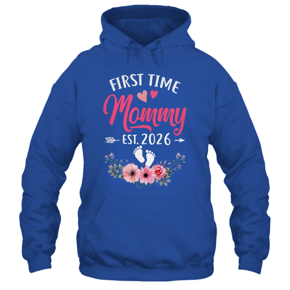 First Time Mommy Promoted To Mommy Est 2027 Mothers Day Shirt & Tank Top | siriusteestore