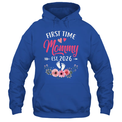 First Time Mommy Promoted To Mommy Est 2027 Mothers Day Shirt & Tank Top | siriusteestore