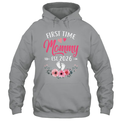 First Time Mommy Promoted To Mommy Est 2027 Mothers Day Shirt & Tank Top | siriusteestore