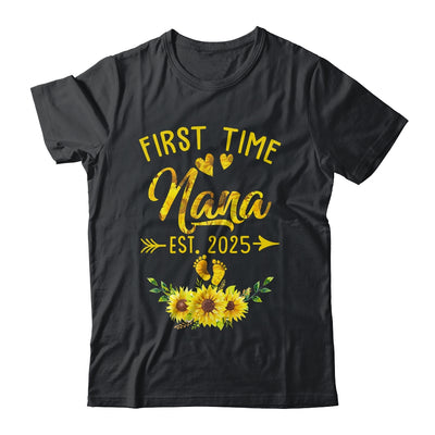 First Time Nana Est 2025 Sunflower Promoted To Nana Shirt & Tank Top | siriusteestore