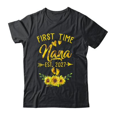 First Time Nana Est 2027 Sunflower Promoted To Nana Shirt & Tank Top | siriusteestore