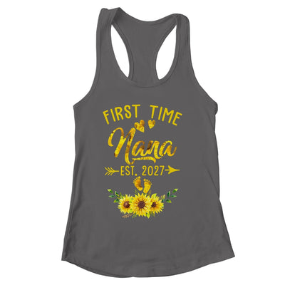 First Time Nana Est 2027 Sunflower Promoted To Nana Shirt & Tank Top | siriusteestore
