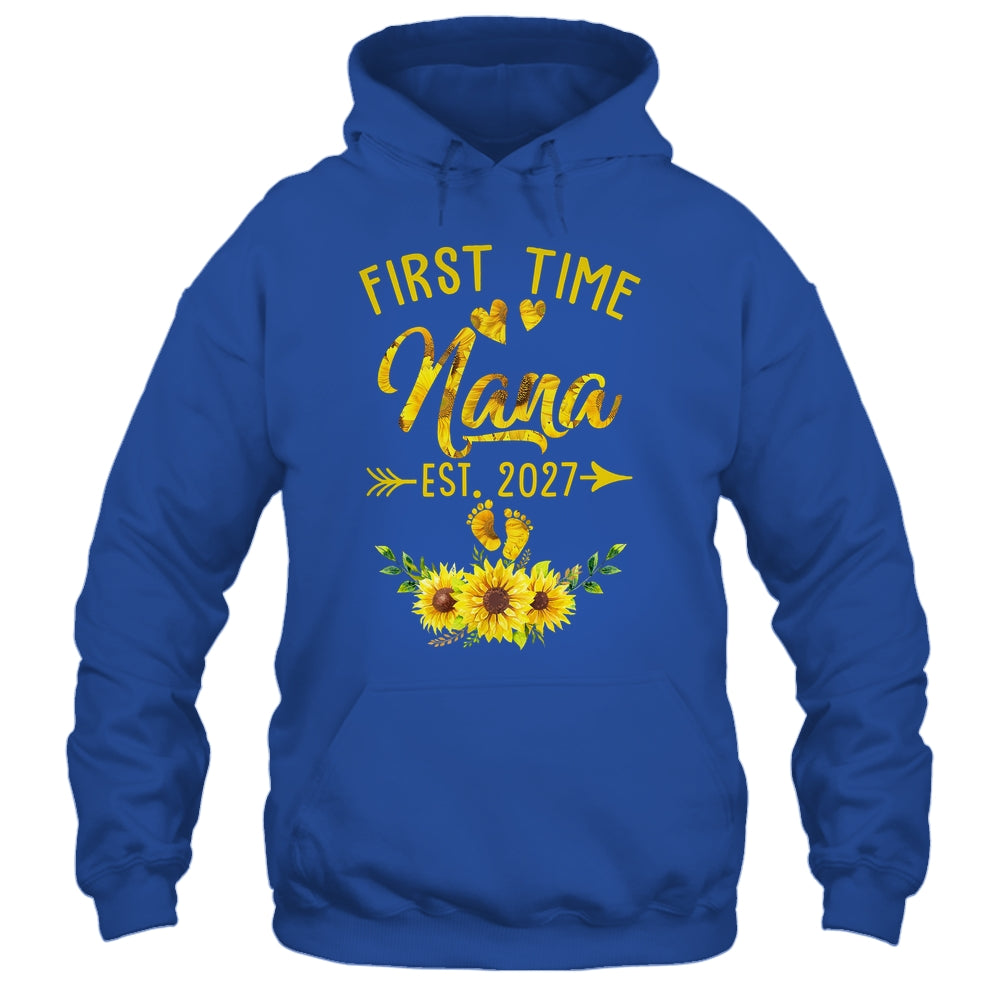 First Time Nana Est 2027 Sunflower Promoted To Nana Shirt & Tank Top | siriusteestore
