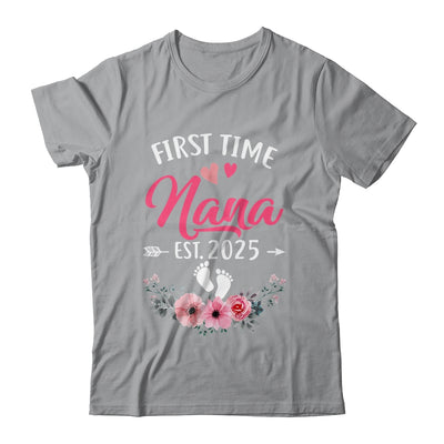 First Time Nana Promoted To Nana Est 2025 Mothers Day Shirt & Hoodie | siriusteestore