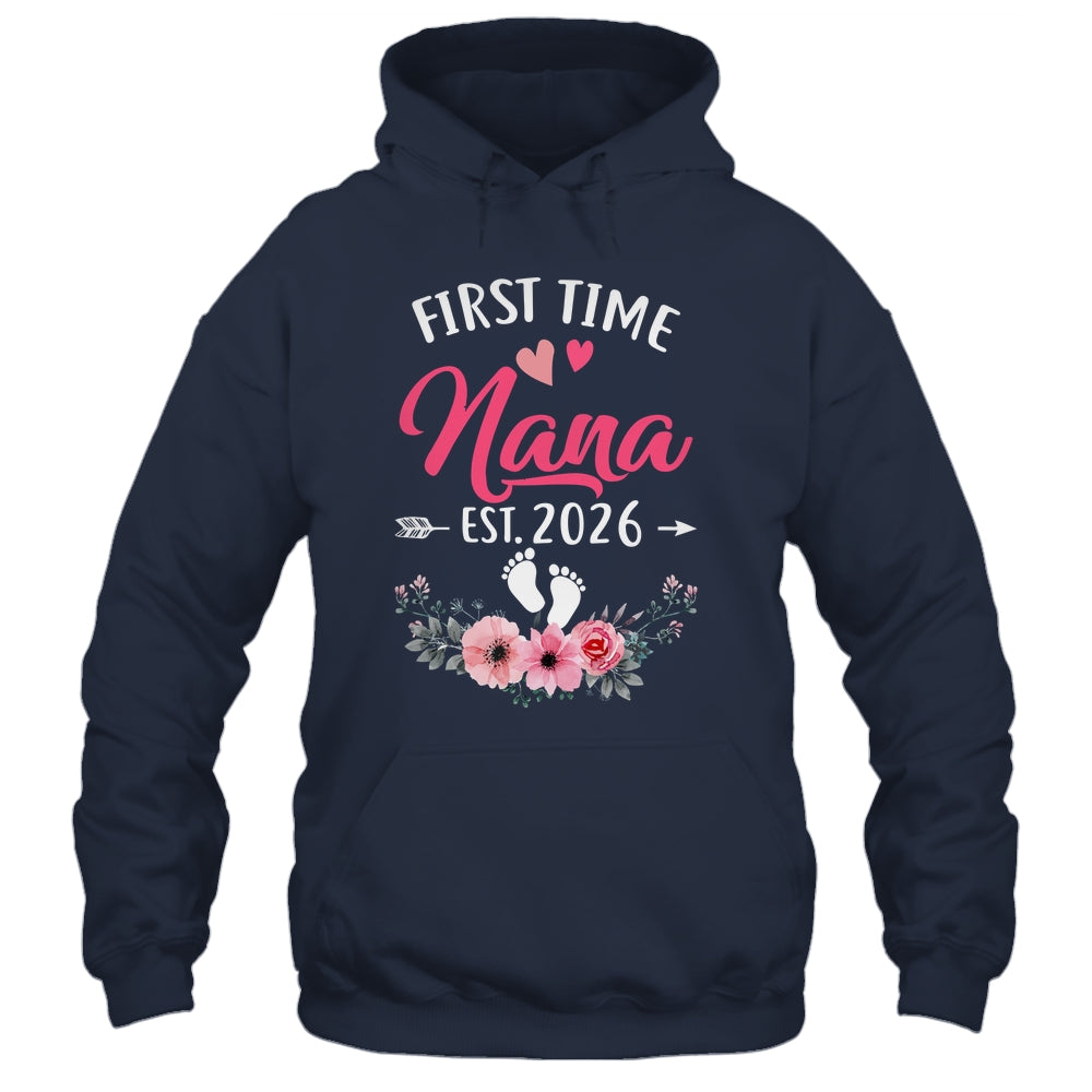 First Time Nana Promoted To Nana Est 2026 Mothers Day Shirt & Tank Top | siriusteestore