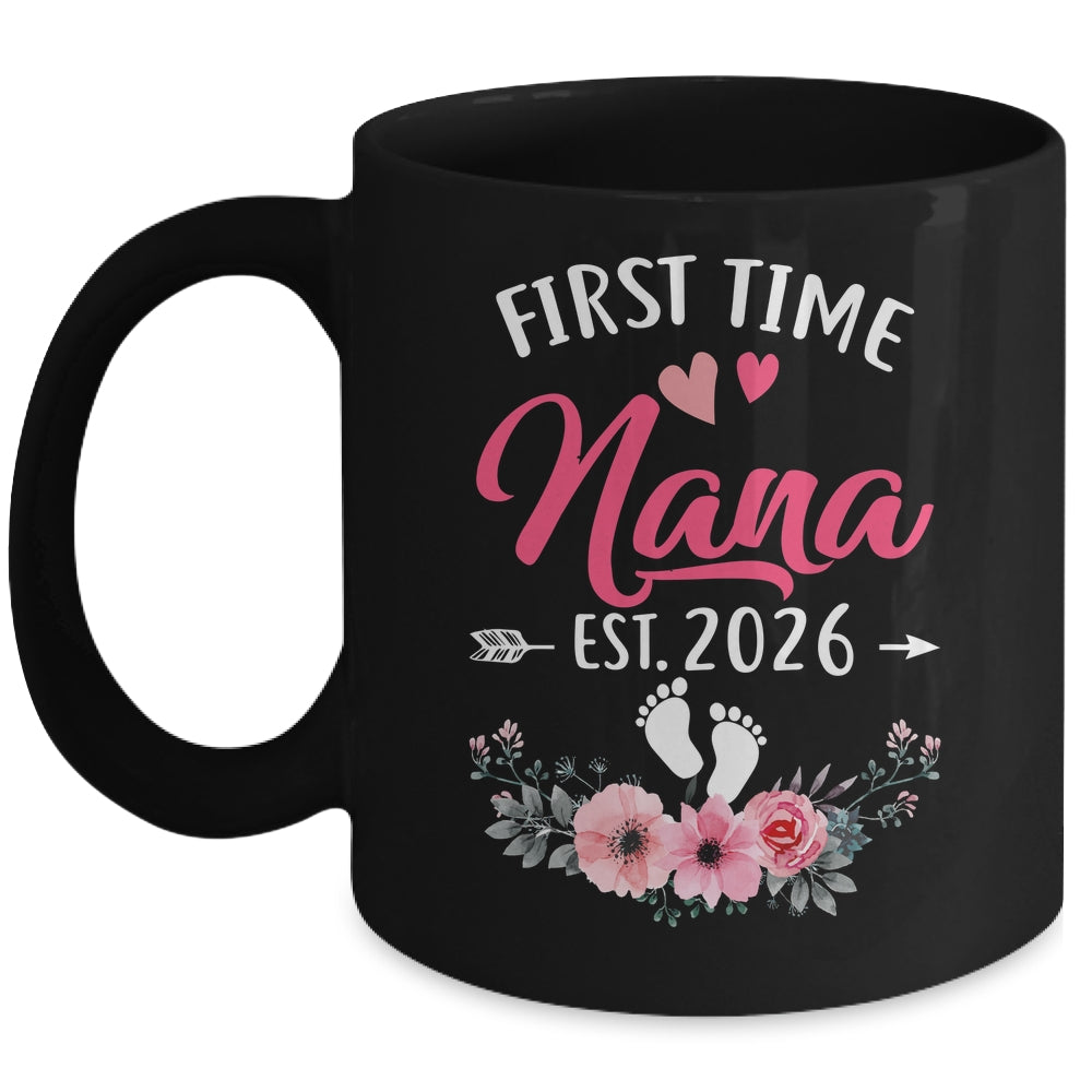 First Time Nana Promoted To Nana Est 2027 Mothers Day Mug | siriusteestore