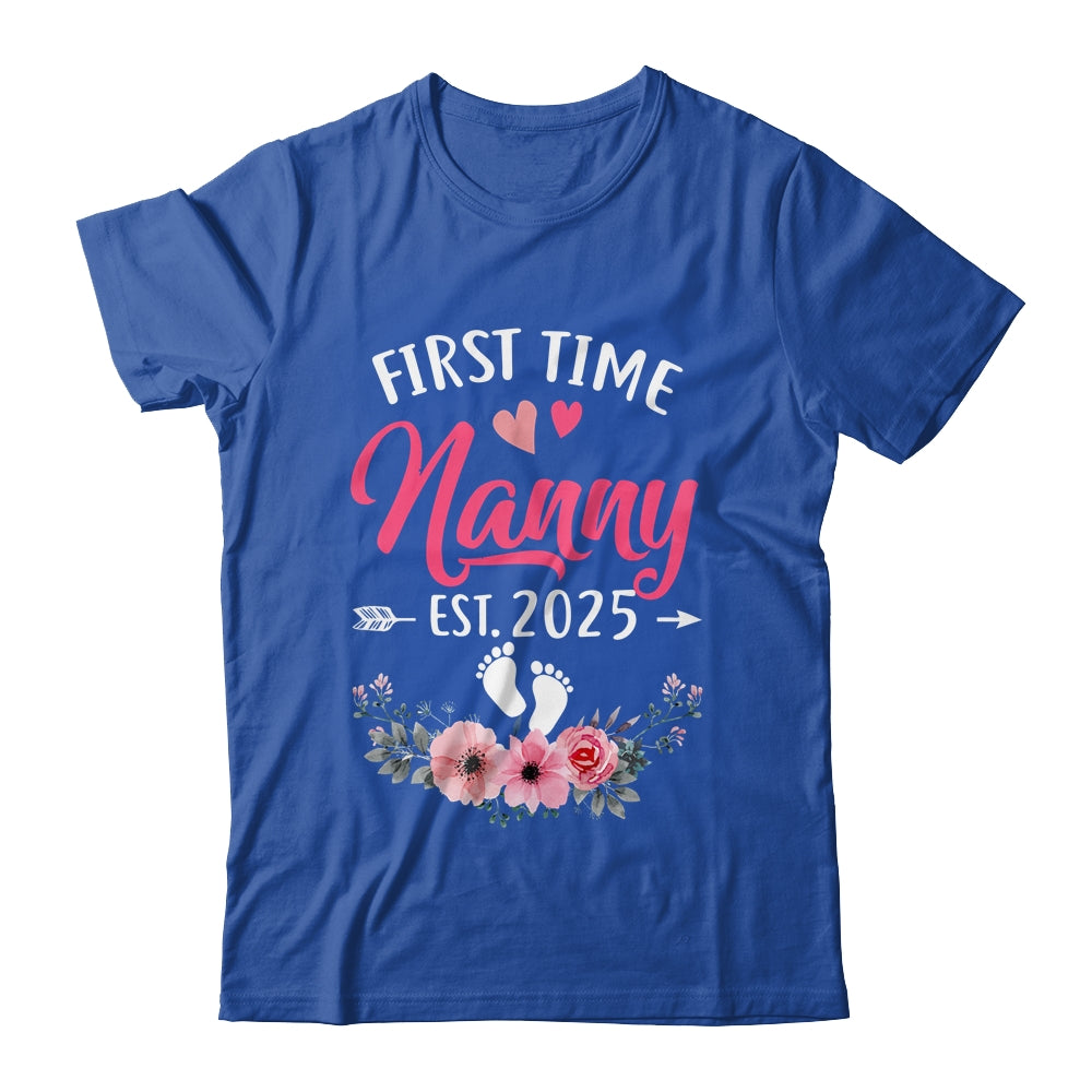 First Time Nanny Promoted To Nanny Est 2025 Mothers Day Shirt & Hoodie | siriusteestore