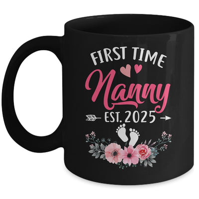 First Time Nanny Promoted To Nanny Est 2025 Mothers Day Mug | siriusteestore
