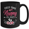 First Time Nanny Promoted To Nanny Est 2025 Mothers Day Mug | siriusteestore