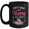 First Time Nanny Promoted To Nanny Est 2025 Mothers Day Mug | siriusteestore
