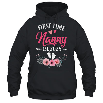 First Time Nanny Promoted To Nanny Est 2025 Mothers Day Shirt & Hoodie | siriusteestore