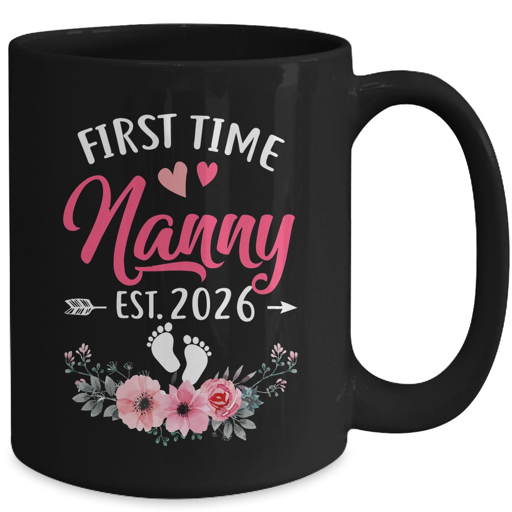 First Time Nanny Promoted To Nanny Est 2026 Mothers Day Mug | siriusteestore