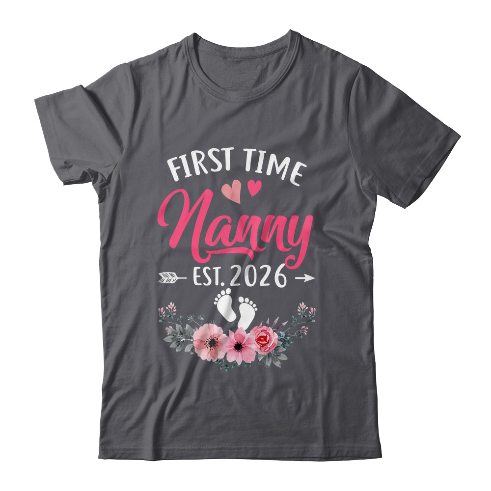 First Time Nanny Promoted To Nanny Est 2026 Mothers Day Shirt & Tank Top | siriusteestore