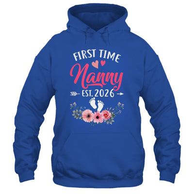 First Time Nanny Promoted To Nanny Est 2026 Mothers Day Shirt & Tank Top | siriusteestore