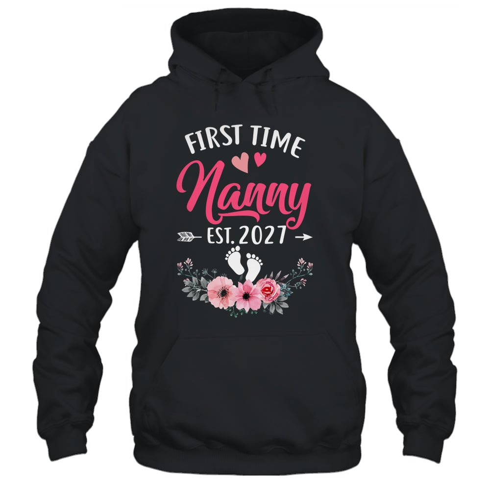 First Time Nanny Promoted To Nanny Est 2027 Mothers Day Shirt & Tank Top | siriusteestore