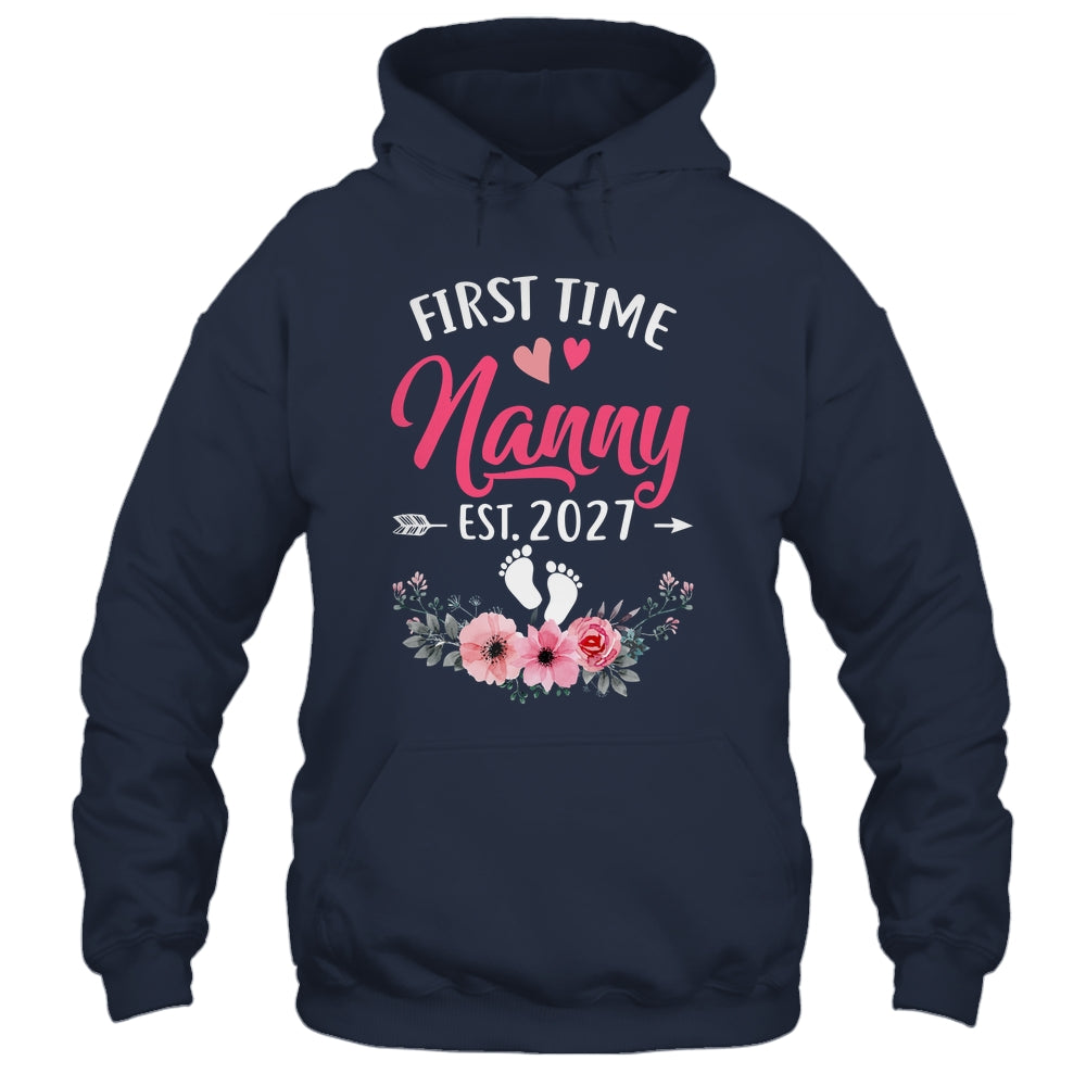 First Time Nanny Promoted To Nanny Est 2027 Mothers Day Shirt & Tank Top | siriusteestore