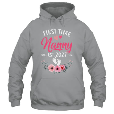 First Time Nanny Promoted To Nanny Est 2027 Mothers Day Shirt & Tank Top | siriusteestore