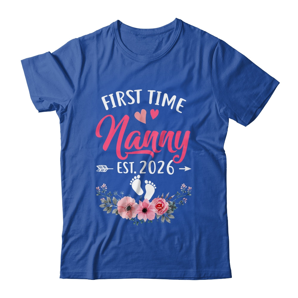 First Time Nanny Promoted To Nanny Est 2027 Mothers Day Shirt & Tank Top | siriusteestore