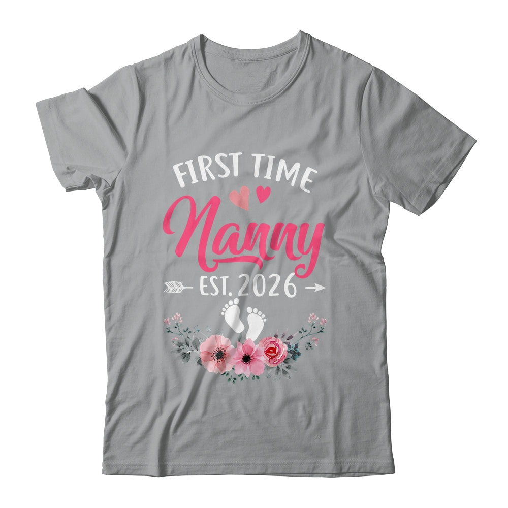 First Time Nanny Promoted To Nanny Est 2027 Mothers Day Shirt & Tank Top | siriusteestore
