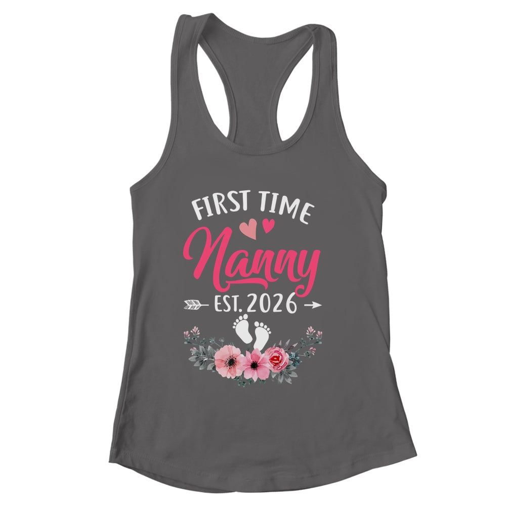 First Time Nanny Promoted To Nanny Est 2027 Mothers Day Shirt & Tank Top | siriusteestore