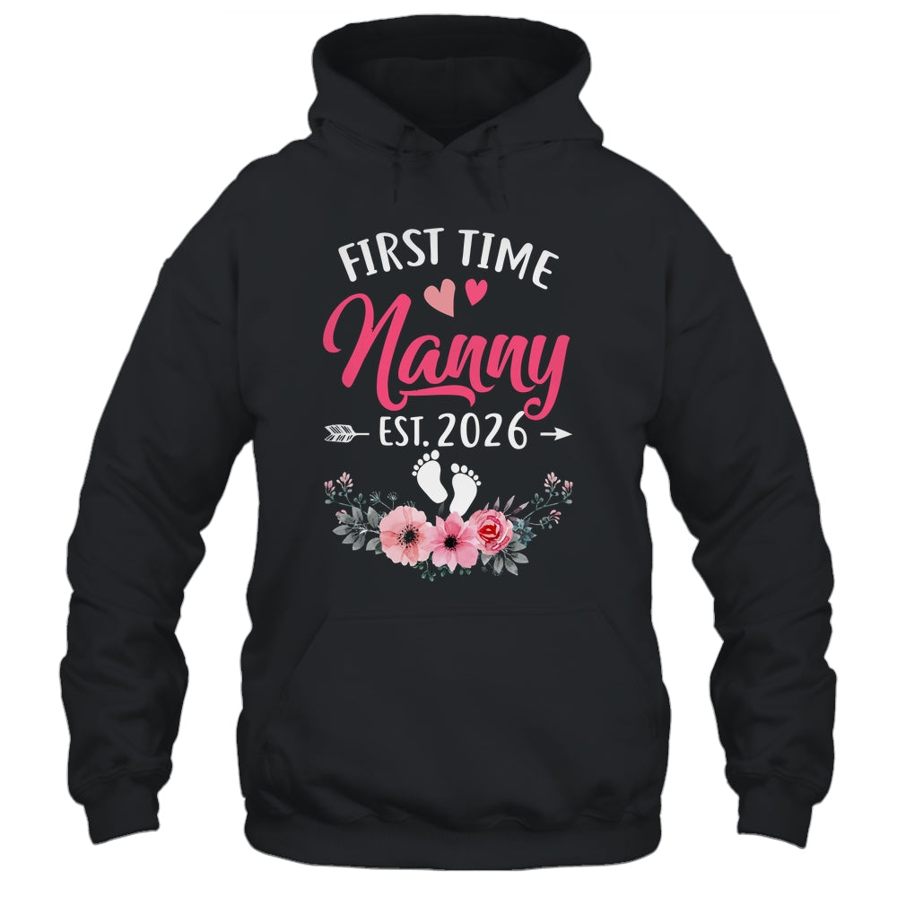 First Time Nanny Promoted To Nanny Est 2027 Mothers Day Shirt & Tank Top | siriusteestore