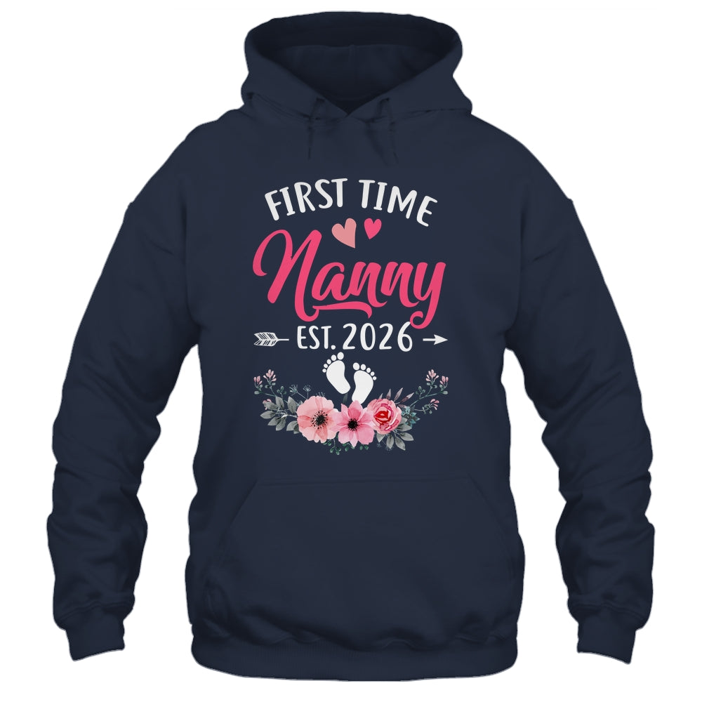First Time Nanny Promoted To Nanny Est 2027 Mothers Day Shirt & Tank Top | siriusteestore