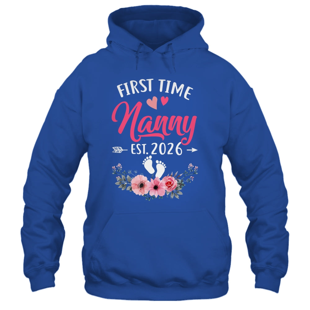 First Time Nanny Promoted To Nanny Est 2027 Mothers Day Shirt & Tank Top | siriusteestore