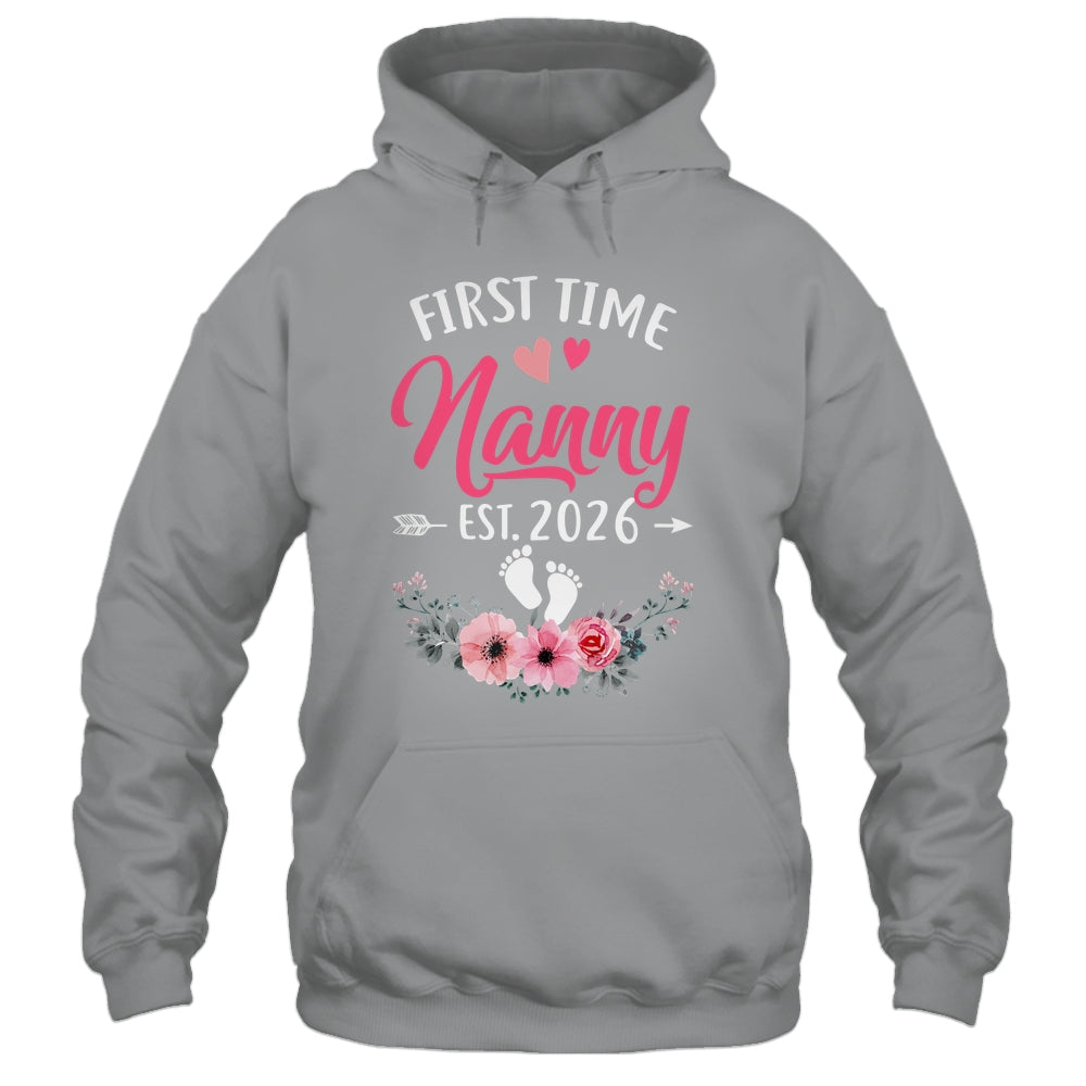First Time Nanny Promoted To Nanny Est 2027 Mothers Day Shirt & Tank Top | siriusteestore