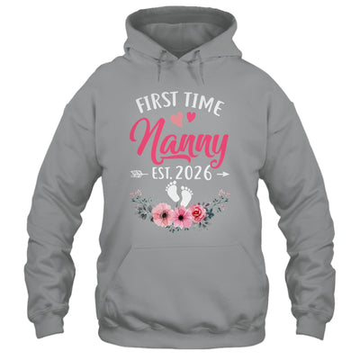 First Time Nanny Promoted To Nanny Est 2027 Mothers Day Shirt & Tank Top | siriusteestore