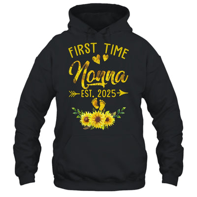 First Time Nonna Est 2025 Sunflower Promoted To Nonna Shirt & Tank Top | siriusteestore
