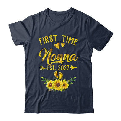First Time Nonna Est 2027 Sunflower Promoted To Nonna Shirt & Tank Top | siriusteestore