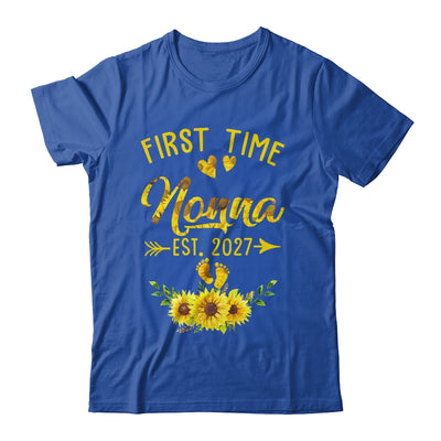 First Time Nonna Est 2027 Sunflower Promoted To Nonna Shirt & Tank Top | siriusteestore