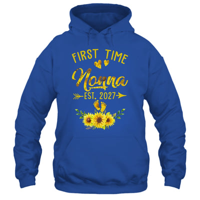 First Time Nonna Est 2027 Sunflower Promoted To Nonna Shirt & Tank Top | siriusteestore