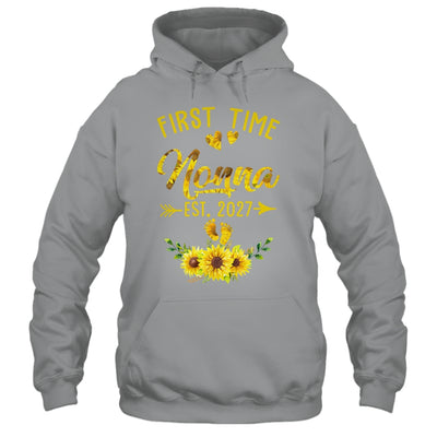 First Time Nonna Est 2027 Sunflower Promoted To Nonna Shirt & Tank Top | siriusteestore